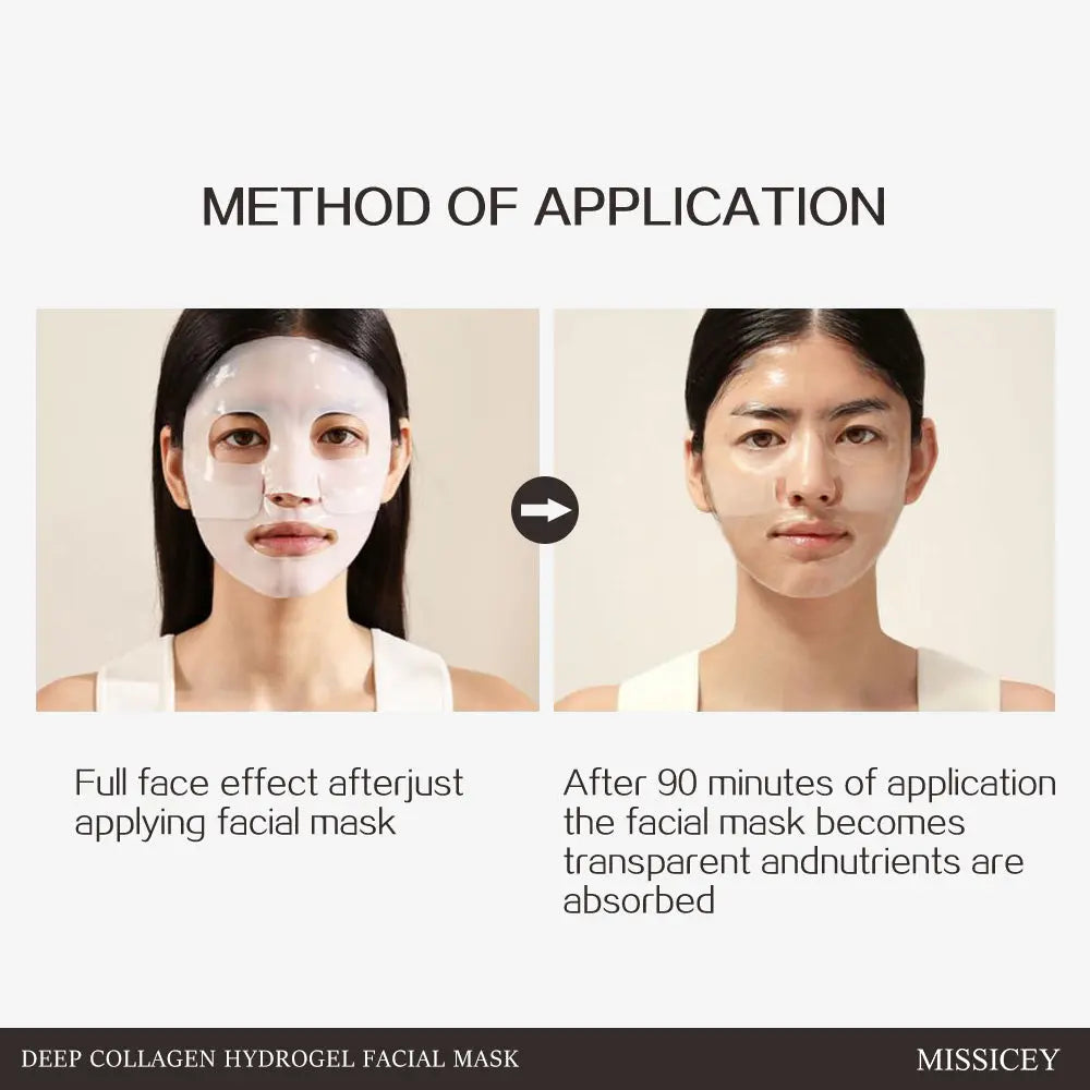 MISSICEY Deep Collagen Hydrogel Facial Mask 16 PCS Moisture Skincare