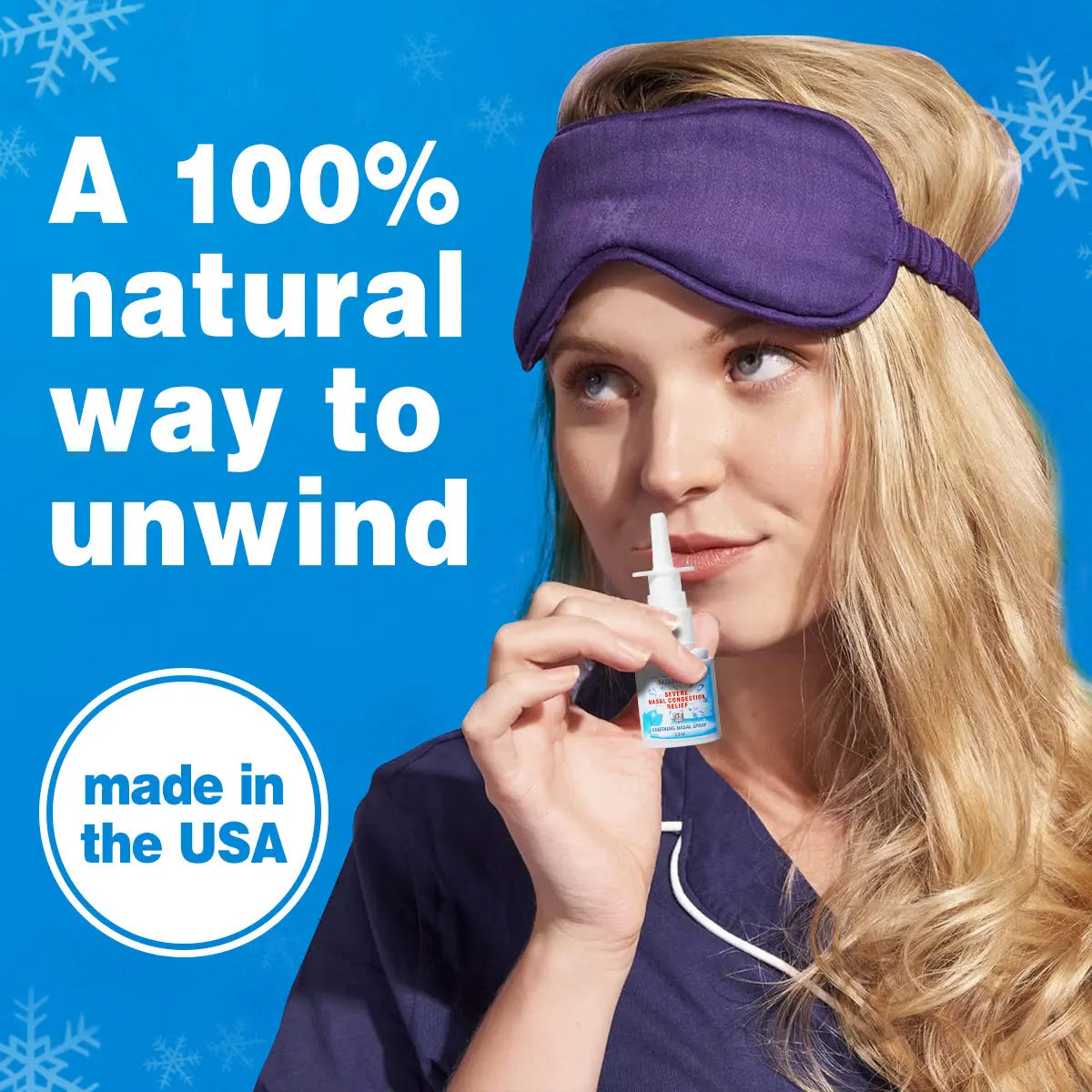 MISSICEY Nasal Spray Decongestant | Cooling Menthol Flavor | Powerful Essential Oil | Breathe In Life Carrier & Essential Oils,for nic | sleep