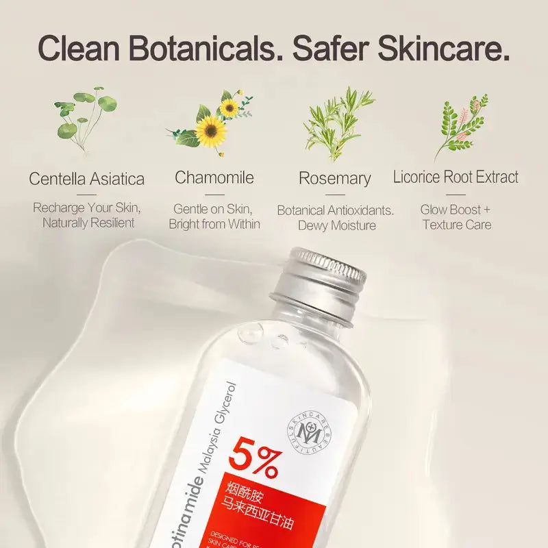 YURANM Losyen Badan Cerah dengan Niacinamide & Glycerin-Melembap, Mencerahkan & Lembutkan Kulit | YURANM Brightening Body Lotion