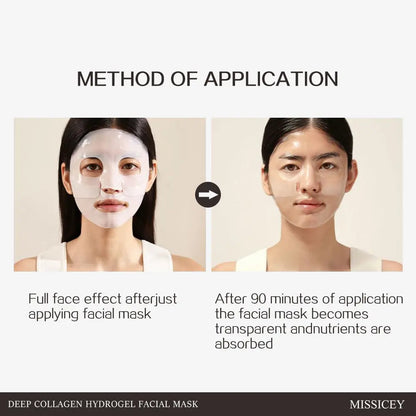 MISSICEY Deep Collagen Hydrogel Facial Mask 16 PCS Moisture Skincare