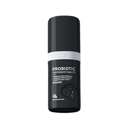 MISSICEY Toothpaste Tablets – Fluoride-Free,   Whitening – Natural, Eco-Friendly Travel Tabs