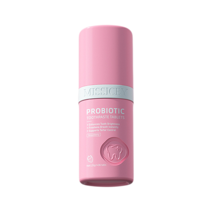 MISSICEY Toothpaste Tablets – Fluoride-Free,   Whitening – Natural, Eco-Friendly Travel Tabs