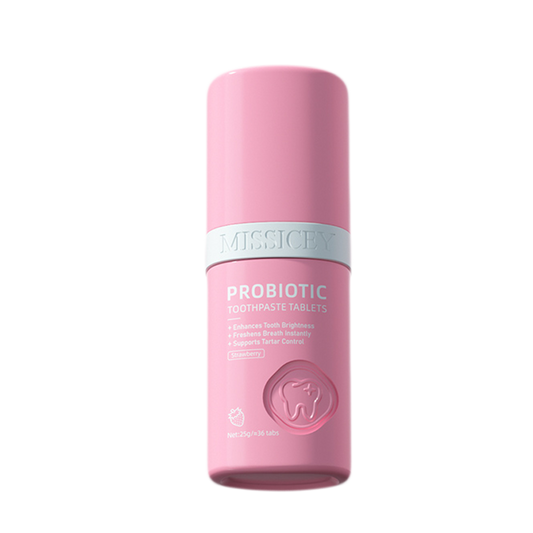 MISSICEY Toothpaste Tablets – Fluoride-Free,   Whitening – Natural, Eco-Friendly Travel Tabs